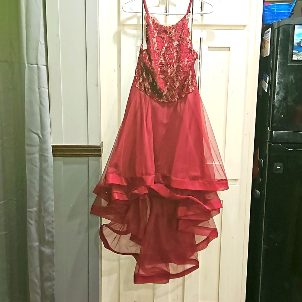 Burgundy dress size 13